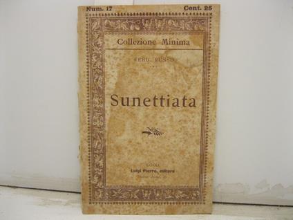 Sunettiata - Ferdinando Russo - copertina