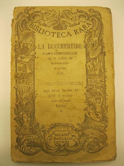 La Bucchereide di Lorenzo Bellini - Lorenzo Bellini - copertina