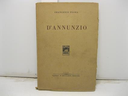 D'Annunzio - Francesco Flora - copertina