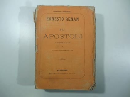 Gli Apostoli - Ernest Renan - copertina