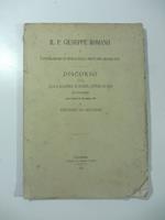 Il P. Giuseppe Romano e l'ontologismo in Sicilia sulla meta' del secolo XIX. Discorso letto alla R. Accademia di Scienze, Lettere ed Arti