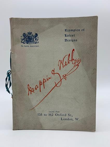 Mappin & Webb. Examples of Latest Designs (Catalog) - copertina