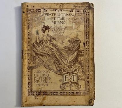 Fratelli Treves editori, Milano. Catalogo di libri di strenne per il 1903-4 - copertina