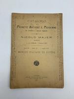 Catalogo di monete antiche e moderne in vendita a prezzi segnati Nicolo' Majer, Venezia... Serie III