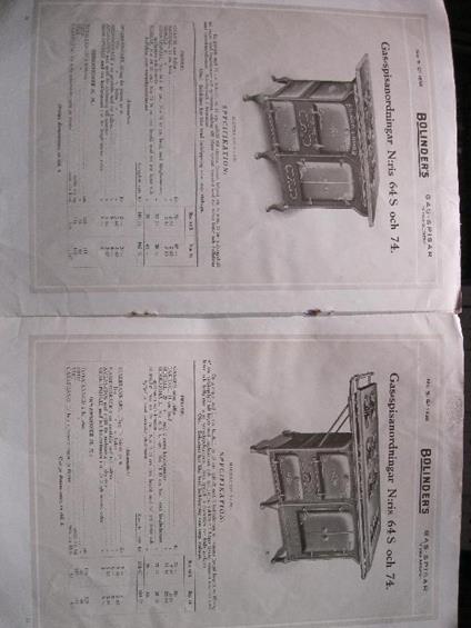 Bolinder's gas-spisar - copertina