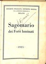 Societa' italiana Ernesto Breda, Milano. Sagomario dei ferri laminati, 1925