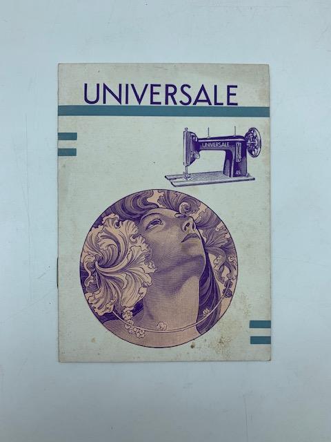 Universale. Macchina per cucire a testa scomparente (Catalogo pubblicitario) - copertina