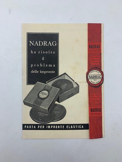 Nadrag ha risolto il problema delle impronte (Pieghevole pubblicitario) - copertina