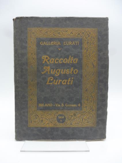 Catalogo della vendita all'asta della raccolta Augusto Lurati - copertina