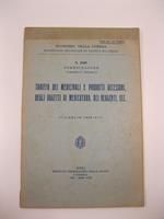 Tariffa dei medicinali e prodotti accessori degli oggetti di medicatura, dei reagenti ecc. 1 luglio 1935. Ministero della guerra. Direzione generale di sanita' militare