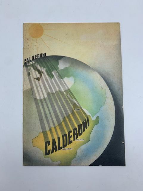 Calderoni gioielli. Novita' novembre 1937 - copertina