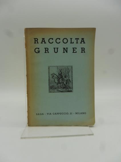 Raccolta Gruner S.A.G.A., Milano - copertina