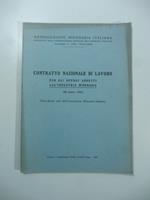 Contratto nazionale di lavoro per gli operai addetti all'industria mineraria (28 marzo 1953)