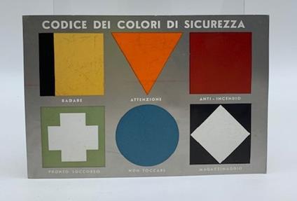 Codice dei colori di sicurezza Bassani. Cartolina - copertina