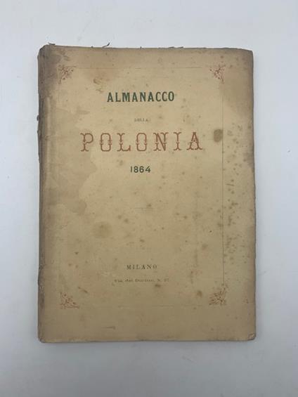 Almanacco della Polonia 1864 - copertina