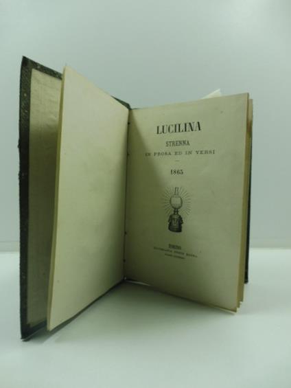 Lucilina. Strenna in prosa ed in versi - copertina