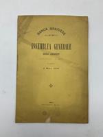 Banca braidese. Assemblea generale degli azionisti tenutasi in Bra il giorno 4 marzo 1884
