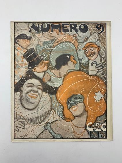 Numero. Settimanale umoristico illustrato, anno II, n. 9 - copertina