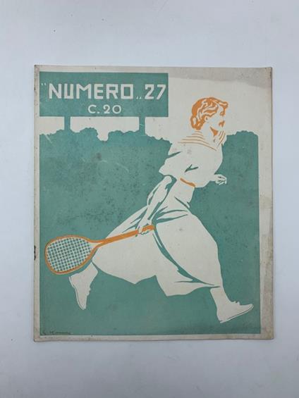 Numero. Settimanale umoristico illustrato, anno II, n. 27 - copertina
