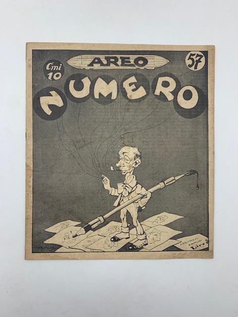 Numero. Settimanale umoristico illustrato, anno III, n. 57 - copertina