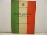 Giardino Reale. Domenica, 20 giugno 1915. Grandioso Festival corale organizzato dalla Associazione della stampa subalpina a favore delle famiglie dei richiamati. Programma e testo dei canti patriottici