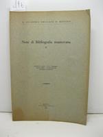 R. Accademia Virgiliana di Mantova. Note di bibliografia mantovana. III. Estratto dagli Atti e Memorie, nuova serie