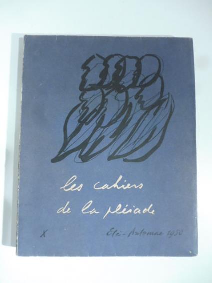 Les cahiers de La Pleiade, n. 10. Ete'-automne 1950 - copertina