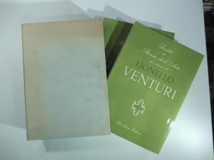 Scritti di storia dell'arte in onore di Lionello Venturi. Voll. 1-2 - copertina