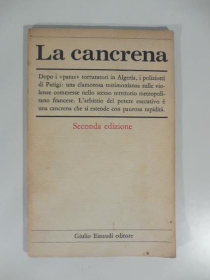La cancrena - copertina
