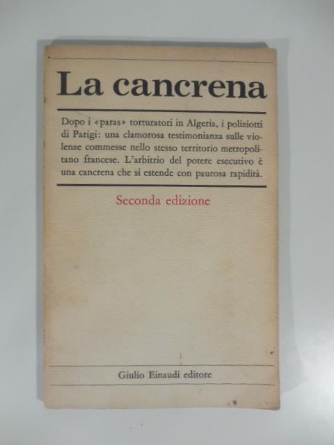 La cancrena - copertina