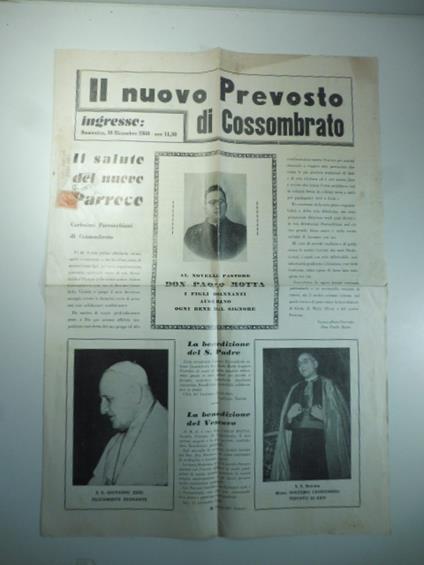Il nuovo Prevosto di Cossombrato - copertina