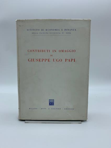 Contributi in omaggio di Giuseppe Ugo Papi - copertina