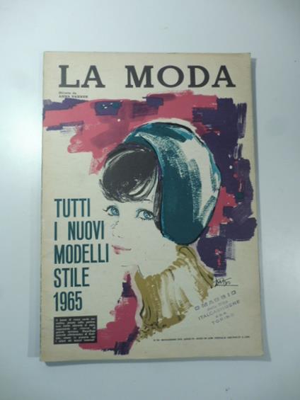 La moda diretto da Anna Vanner, n. 25, settembre 1964. Tutti i nuovi modelli stile 1965 - copertina