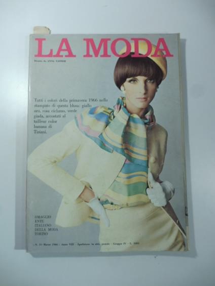 La moda diretto da Anna Vanner, n. 31, marzo 1966 - copertina