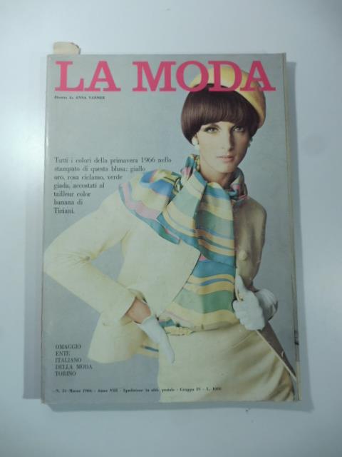 La moda diretto da Anna Vanner, n. 31, marzo 1966 - copertina