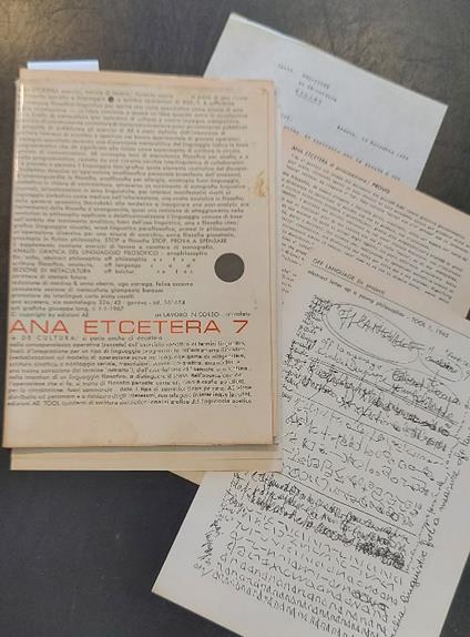 Ana etcetera 7 - copertina