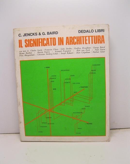 Il significato in architettura - copertina