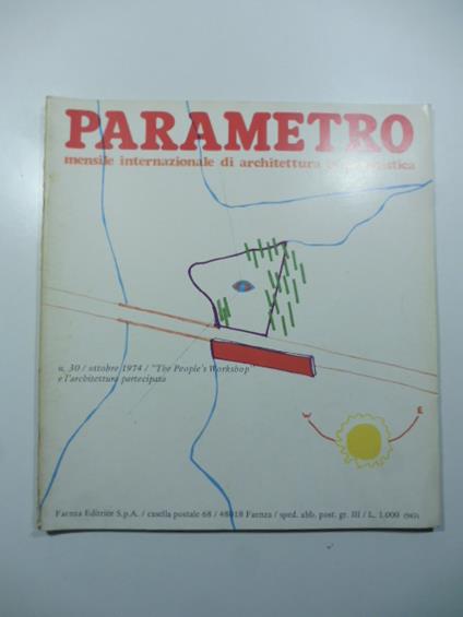 Parametro. Mensile internazionale di architettura e urbanistica, n. 30, ottobre 1974 - copertina