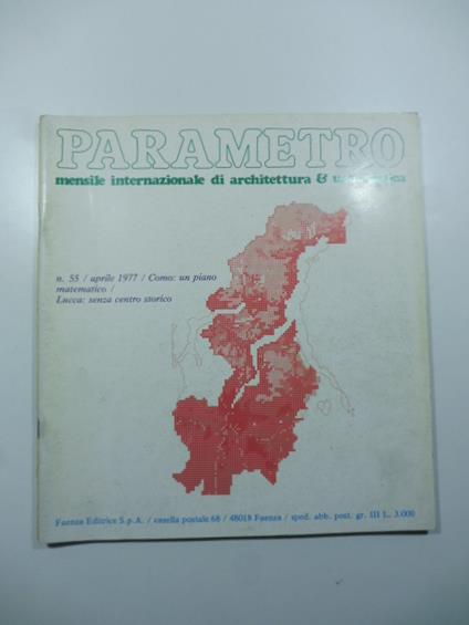 Parametro. Mensile internazionale di architettura & urbanistica, n. 55, aprile 1977 - copertina