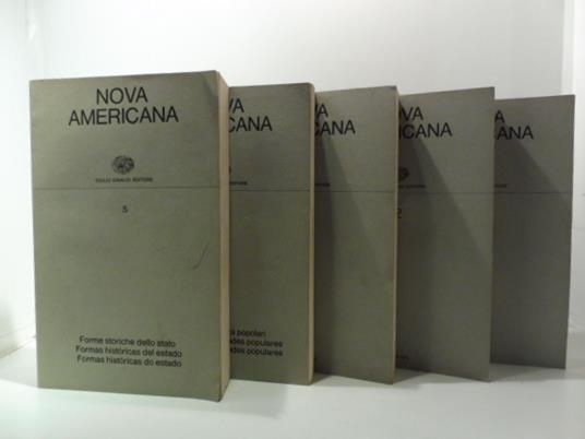 Nova americana. Voll. 1, 2, 3, 4, 5 - copertina