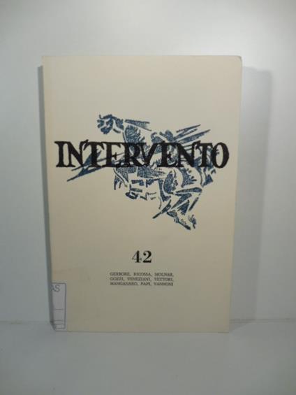 Intervento. Rivista bimestrale, n. 42, Marzo-Aprile 1980 - copertina