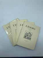L' esopo rivista trimestrale di bibliofilia. Voll. n. 5 - 6 - 7 - 8 annata1980