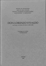 Don Lorenzo Vivaldo. Un lungo cammino di lavoro nella fede