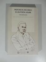 Pastonchi, ricordo di un poeta ligure con antologia. Atti del Convegno di Riva Ligure e Sanremo 5-6 dicembre 1977