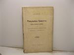 Ferdinando Gabotto. (Biografia, Bibliografia ed Onoranze). Con due fotoincisioni ed una medagli d'oro offertagli il 12 settembre 1911