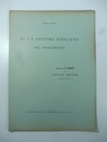 Di un pittore emiliano del Rinascimento