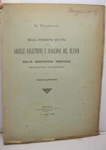 Sulla posizione ed eta' delle argille galestrine e scagliose del Flysch e delle serpentine terziarie dell'Appennino settentrionale (memoria preliminare)