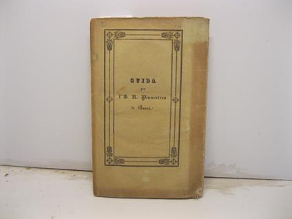 Guida per l'I. R. Pinacoteca di Brera - copertina