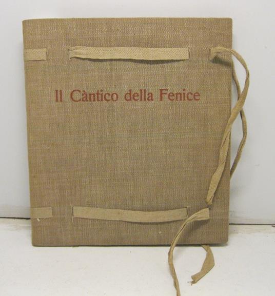 Il Cantico della Fenice - copertina
