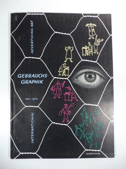Gebrauchs graphik. Volume 1952. N. 7 - copertina